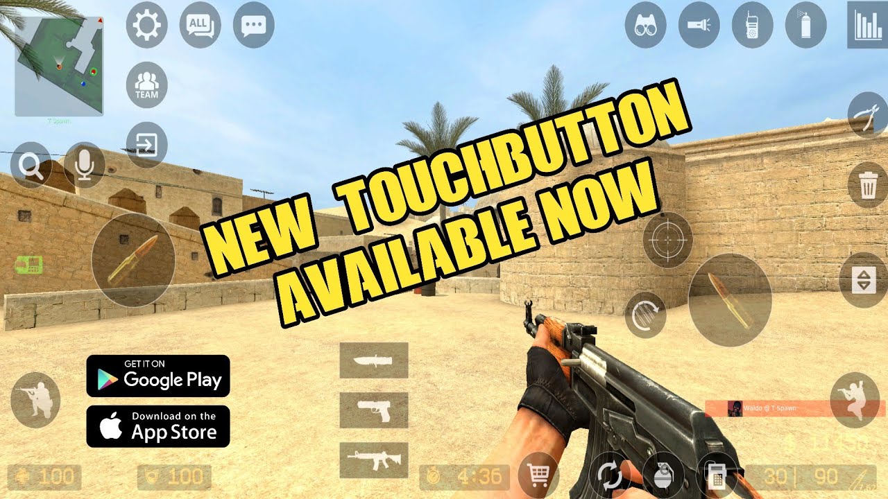 TOUCH BUTTON |  CounterStrike Mobile
