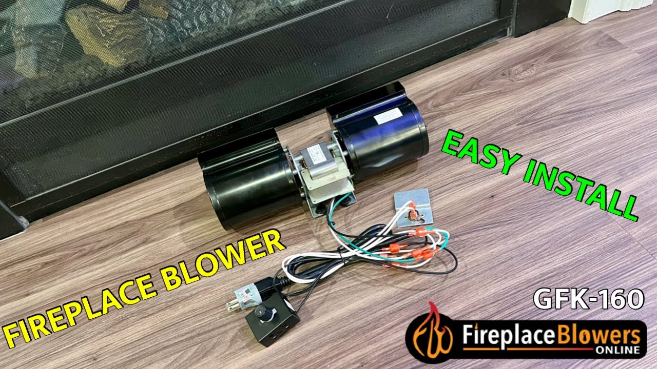 Gas Fireplace Blower Kit Install | FireplaceBlowersOnline GFK-160