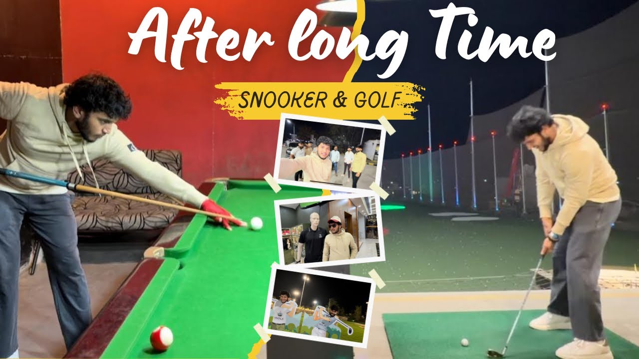 After a long time…| GolfxPool | Satyamkadvlogs
