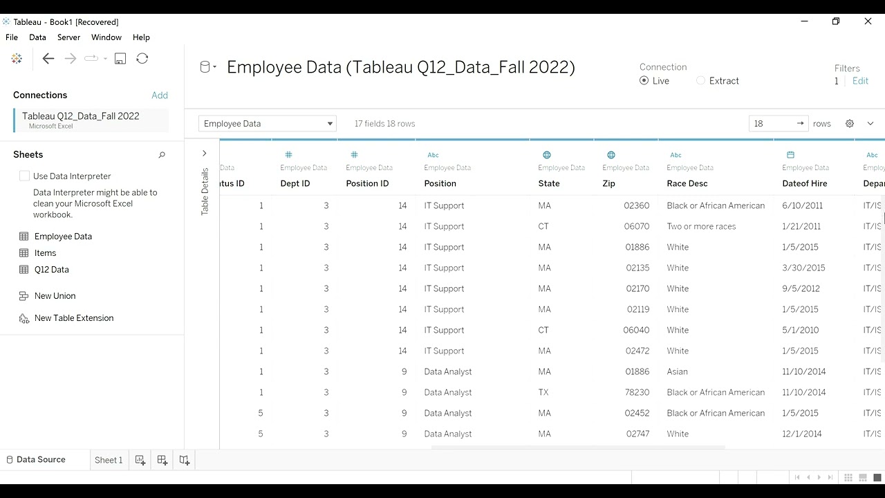 Creating and Editing Data Source Filters: Tableau Basics