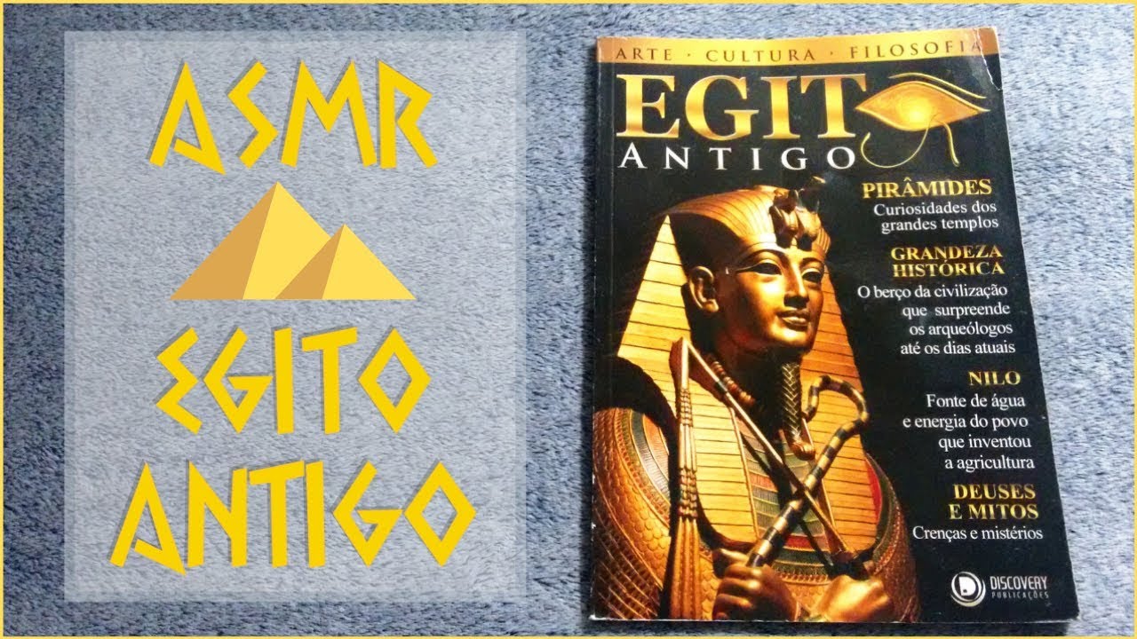 ASMR [BINAURAL] - LEITURA SOBRE O EGITO ANTIGO