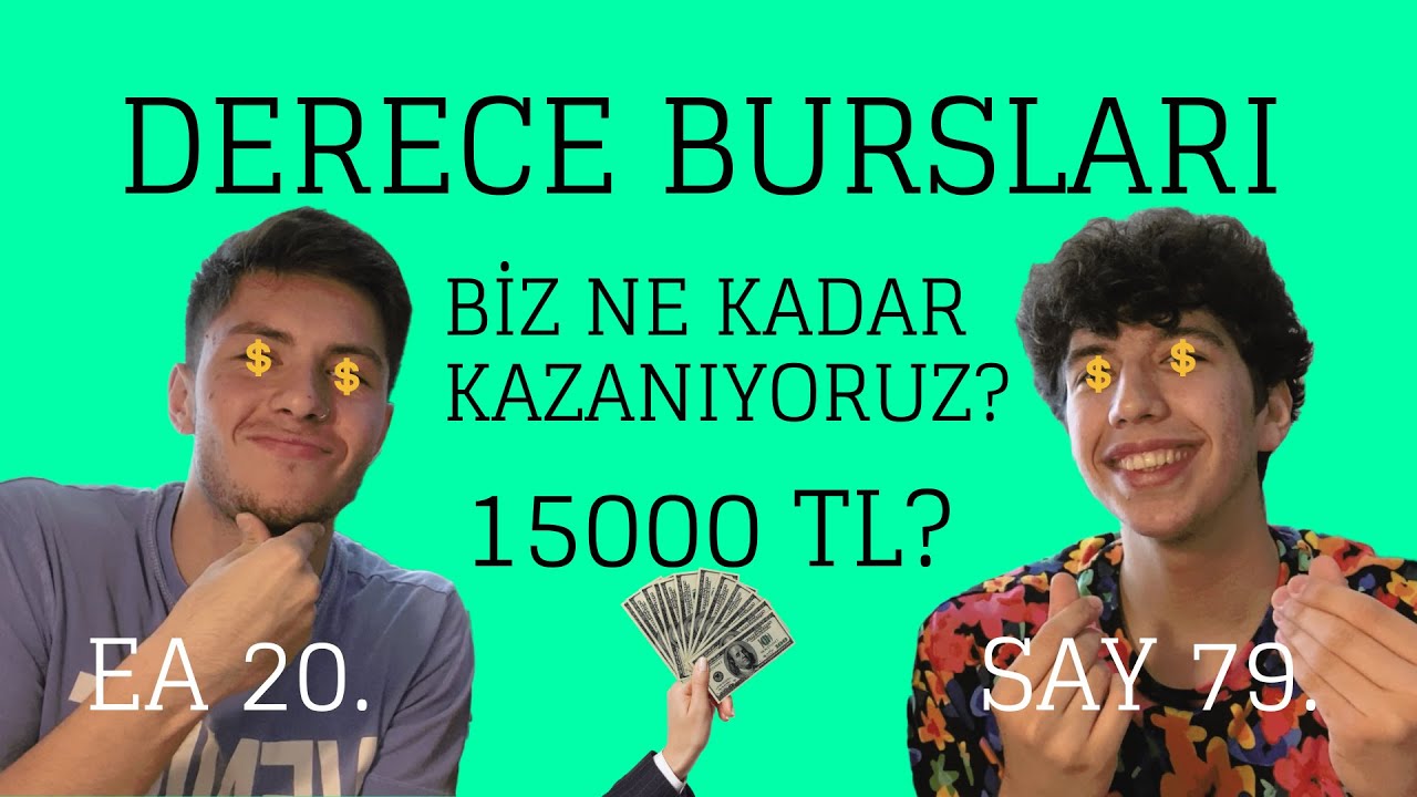 DERECE ÖĞRENCİLERİ NE KADAR KAZANIYOR? Boğaziçi Neden Az Para Veriyor?