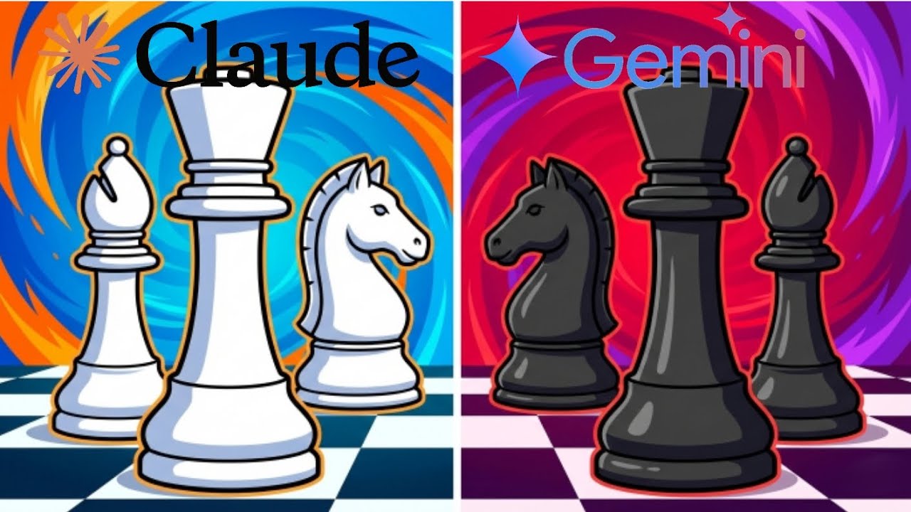 طلبت من Claude و Gemini يعملوا لعبة شطرنج… شوف اللي حصل 😳
