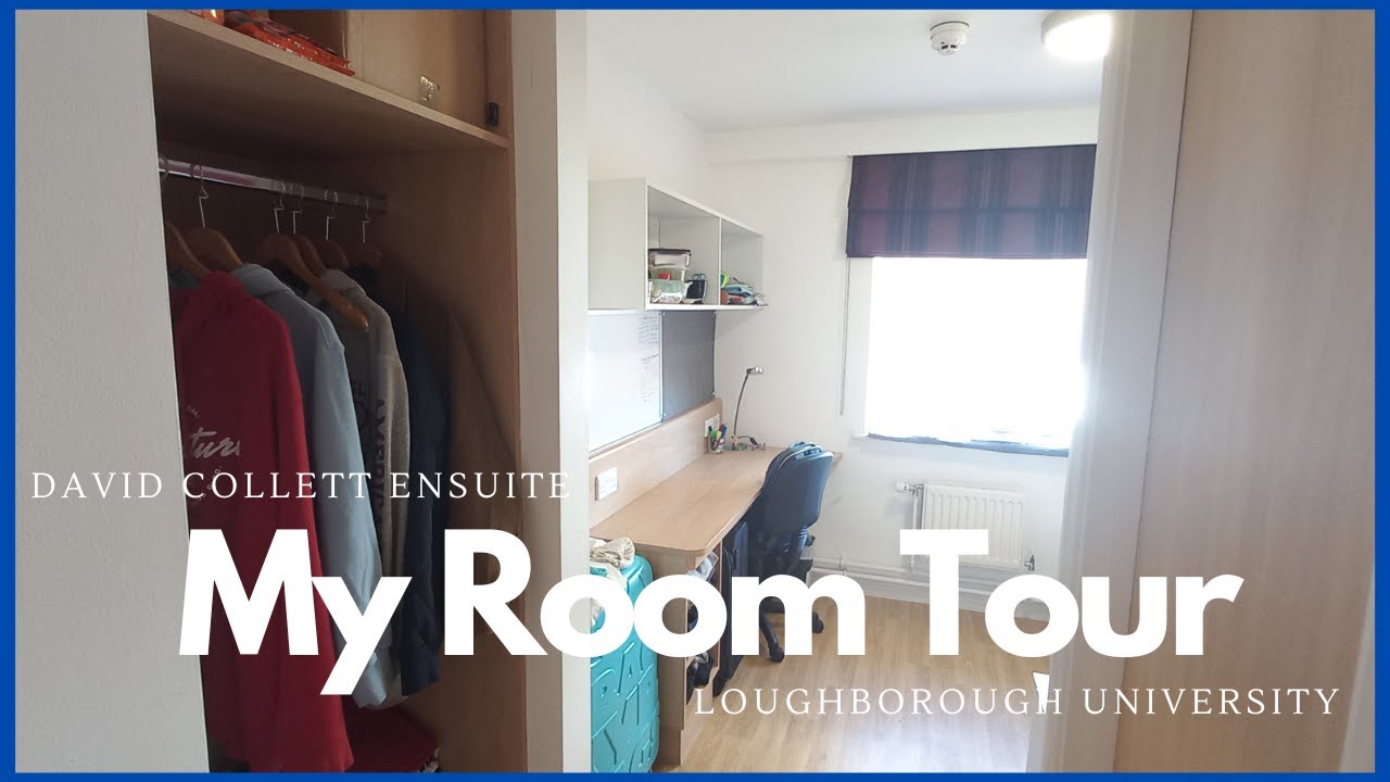 David Collet Room Tour | Loughborough University | ensuite room F Block| Vihaan Gawari