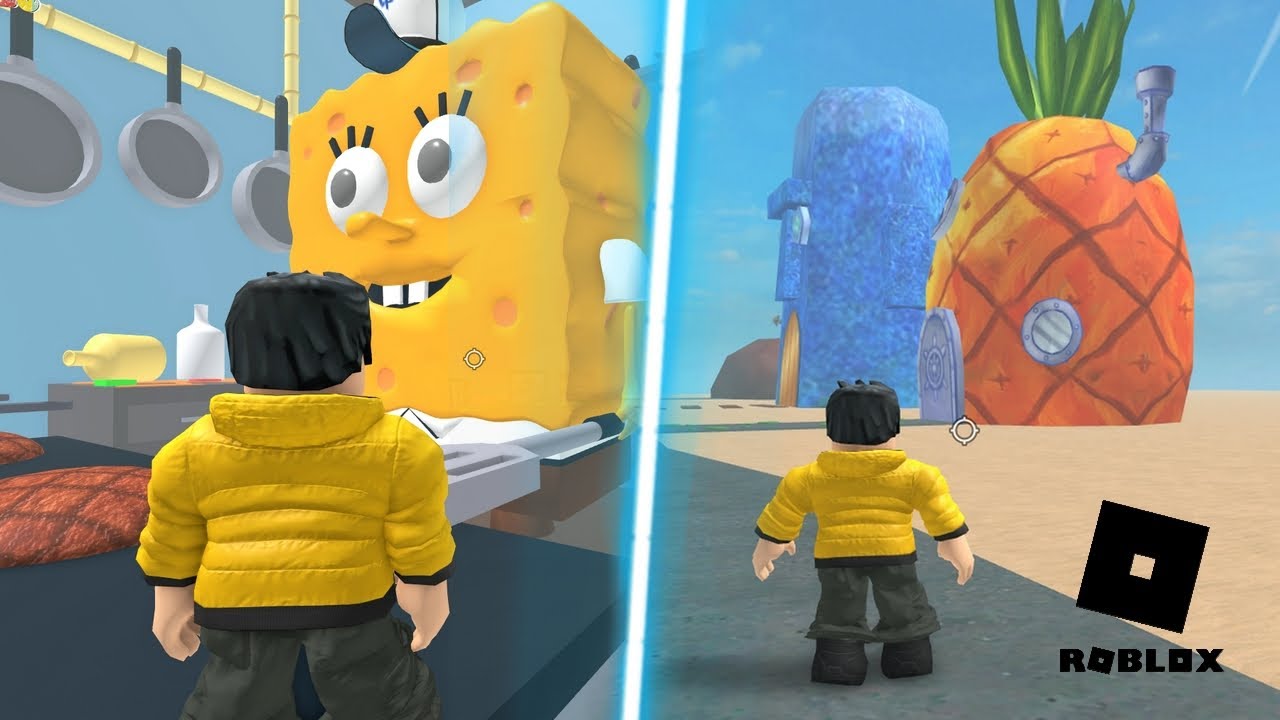 ROBLOX, ESCAPE DO BOB ESPONJA NO SIRI CASCUDO OBBY ROBLOX, Escape Bob Esponja e Krusty Krab Obby rob
