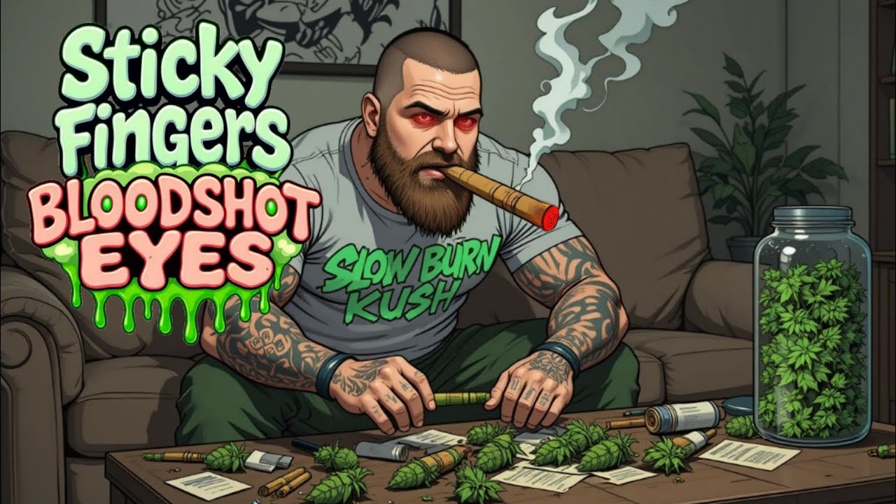 'Sticky Fingers Bloodshot Eyes' '420 Music' (SlowBurnKush)