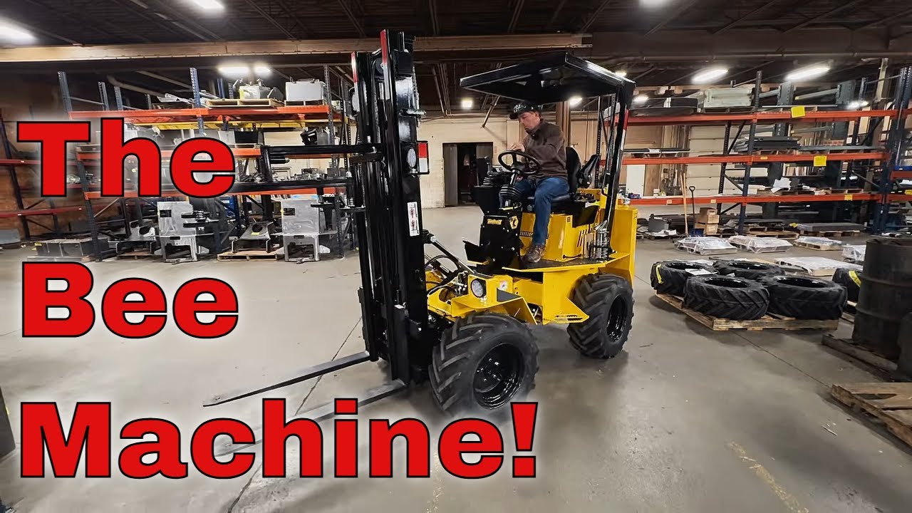 Невероятный вилочный погрузчик Hummerbee — как он сделан!