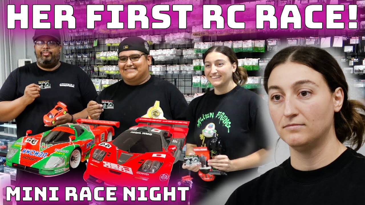HER FIRST RC RACE! SUPER-G Raceway Opening Event