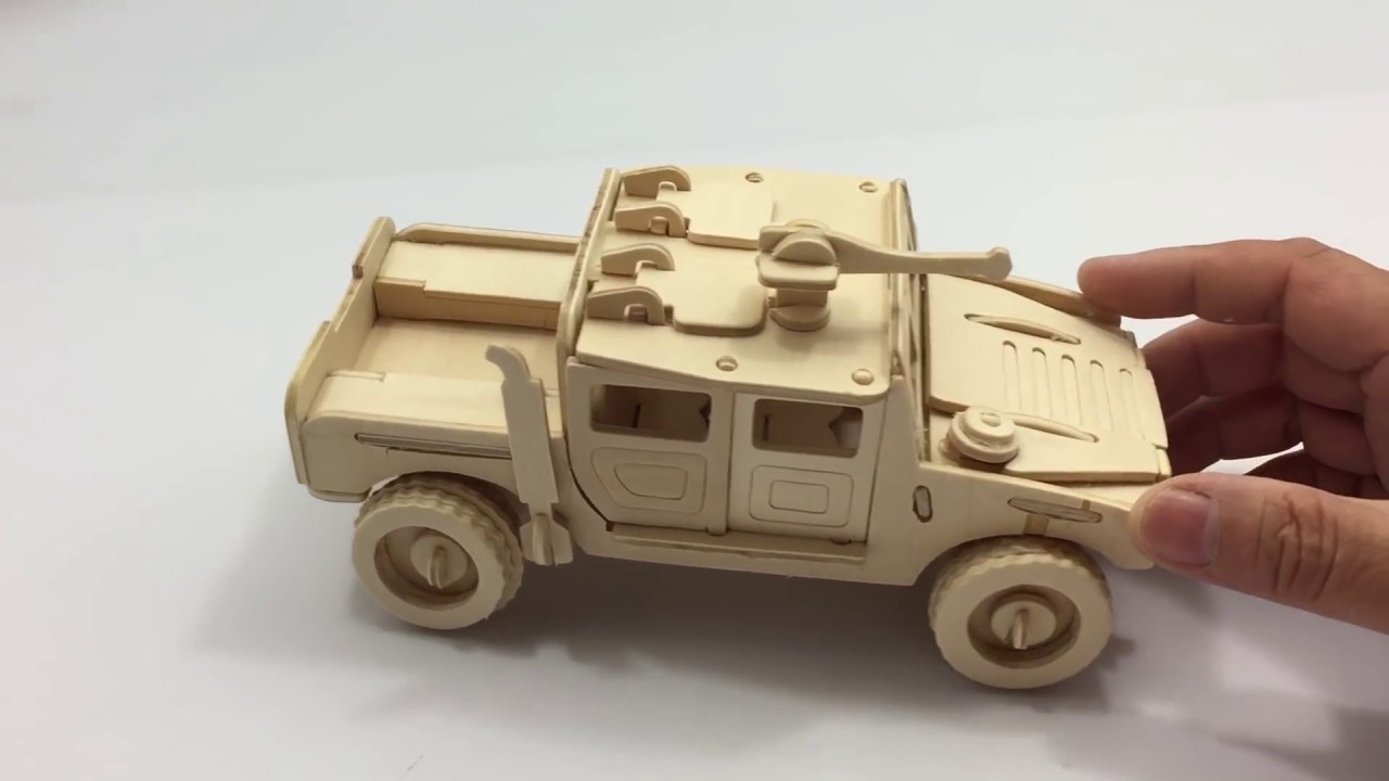 DIY 3D Woodcraft Construction Kit HUMMER