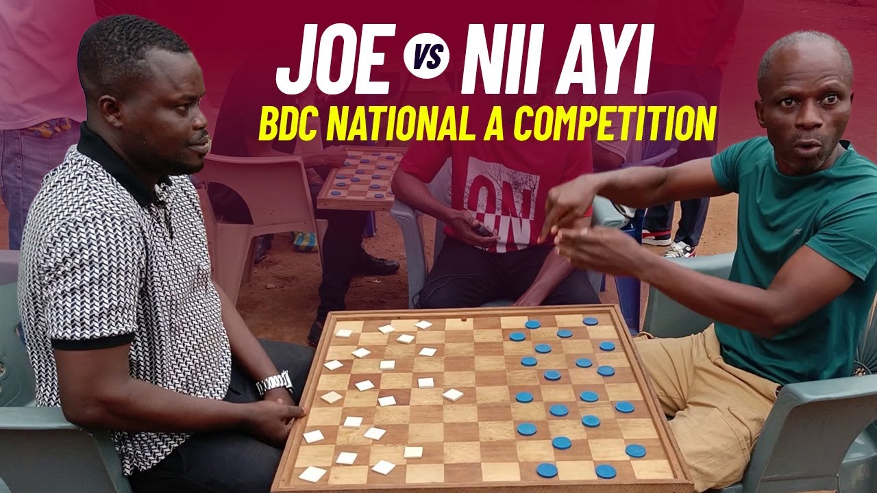 Nii Ayi vs Joe - BDC National A Draughts Competition - Group Stage