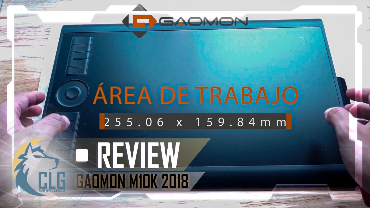 GAOMON #M10K 2018 ✍️ Tableta Gráfica ¿Mucho Mejor que Wacom? Excelente Relación CALIDAD - PRECIO