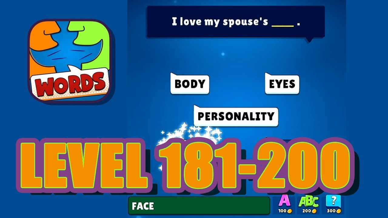 😆Popular Words 🤣Family Game🥳Level 181-200| Gameplay🧐