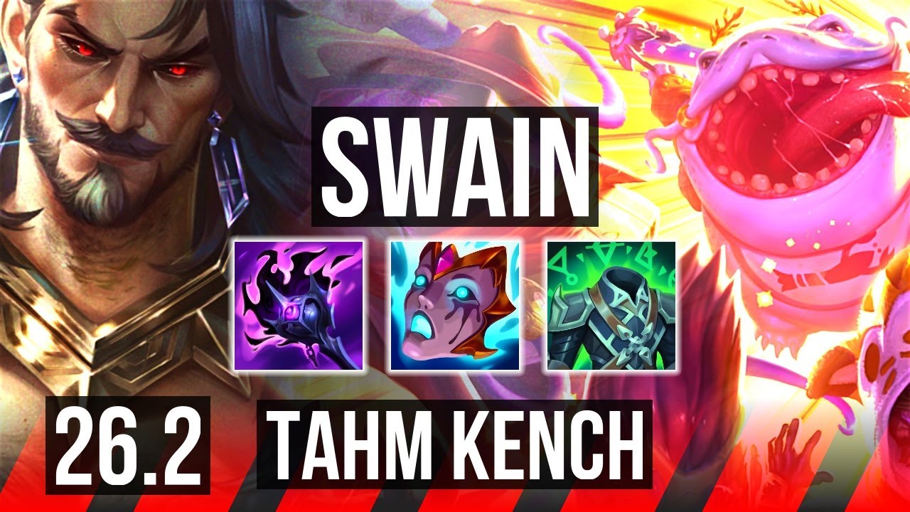 SWAIN vs TAHM KENCH (TOP) | 115K damage | EUW Master | 26.2