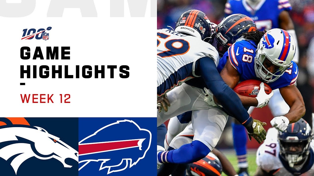 Broncos vs. Bills Week 12 Highlights | NFL 2019