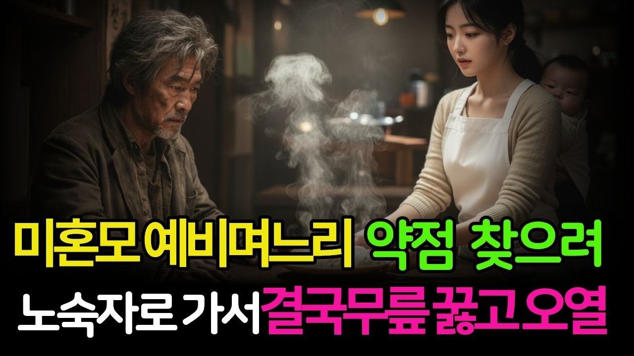 미혼모 만두집 예비며느리 약점 찾으려 노숙자로 찾아간 재벌회장 결국 무릎 꿇고 오열한 이유