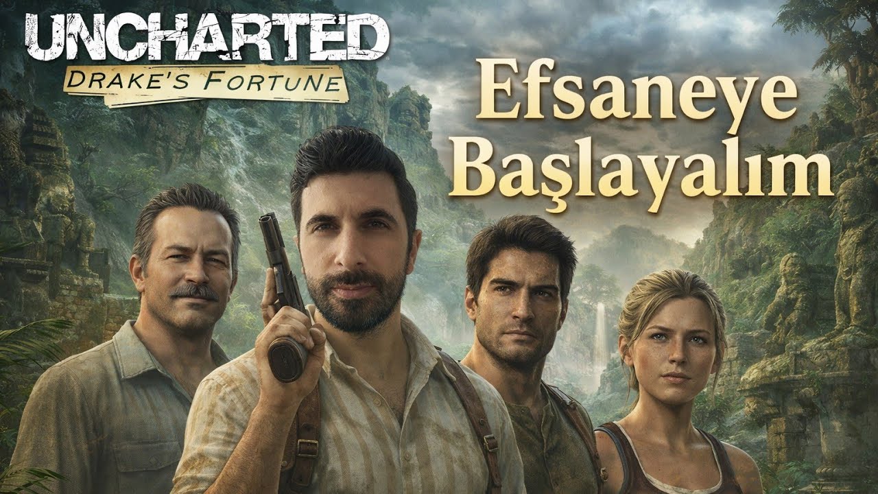 Uncharted 1 Drake's Fortune Efsaneye Başlayalım