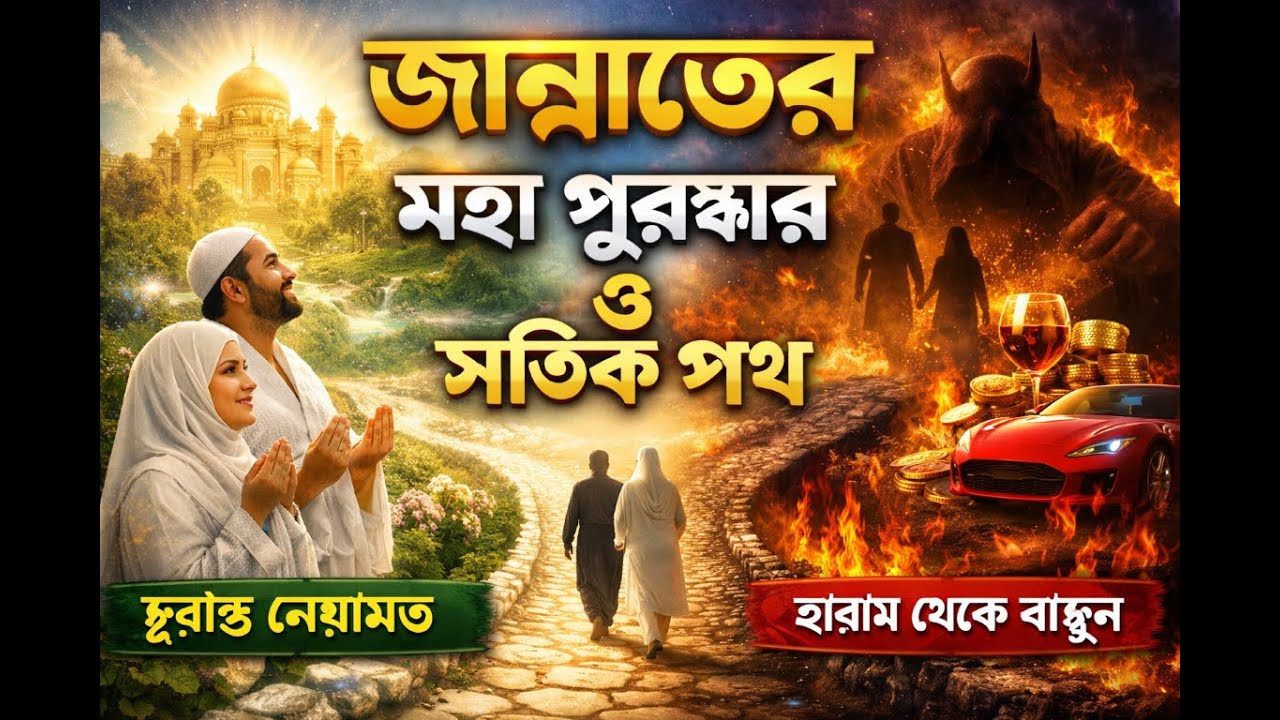 জান্নাতিদের জীবন কেমন হবে ? কুরআন ও হাদিসের আলোকে জান্নাতের বর্ণনা।