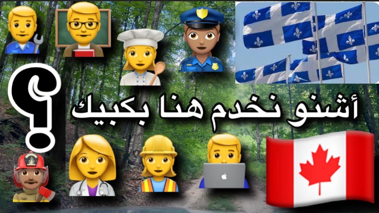 قطاعات: الصحة👩‍⚕️، التعليم👨‍🏫، الإعلاميات👨‍💻، المهن اليدوية👷🏾🧑‍🔧👨🏽‍🚒… وعدة مهن أخرى 🇨🇦