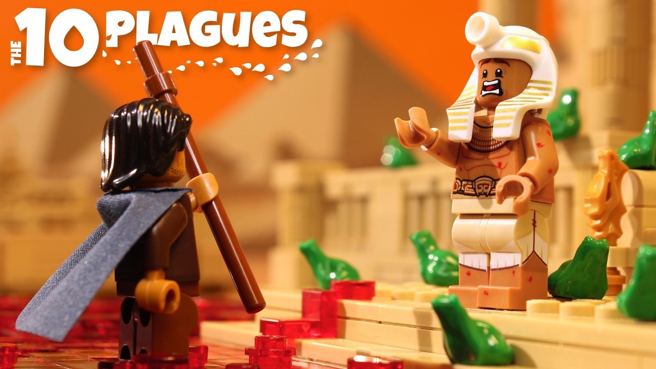 Библия из LEGO | Моисей и 10 казней египетских (Исход, часть 2) | Стоп-моушн анимация