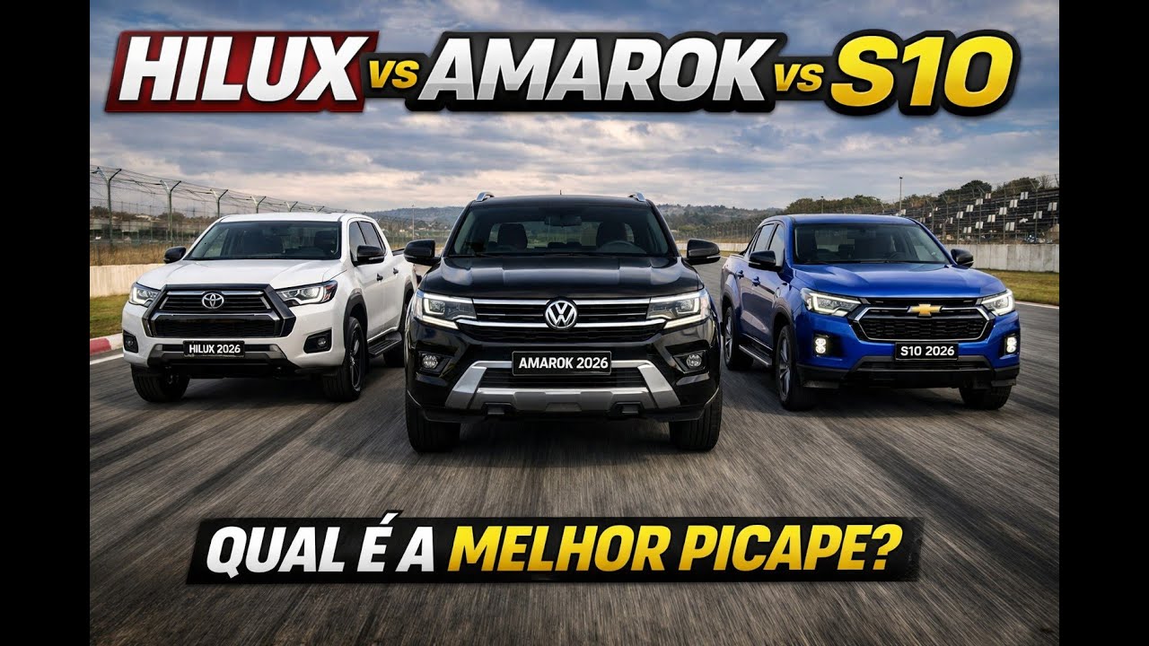 Hilux, Amarok ou S10?
