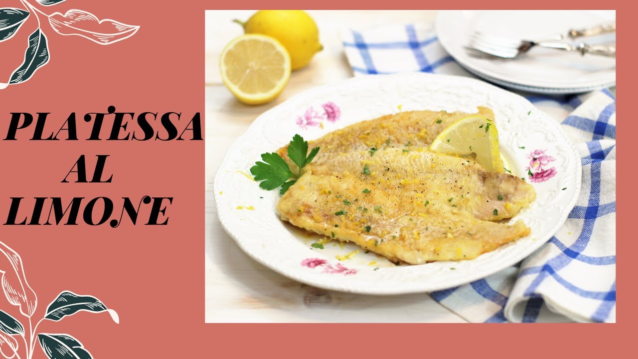 PLATESSA AL LIMONE  - ricetta gustosa e super veloce😋