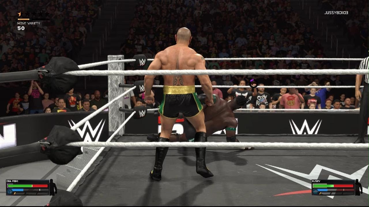 WWE 2K26 - Oba Femi vs. Rusev