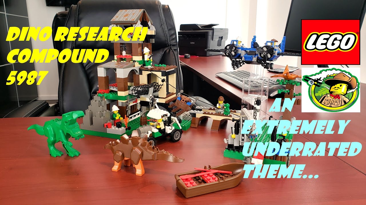 LEGO Adventurers Dino Research Compound 5987 Review, One of the MOST Underrated Sets Out There..