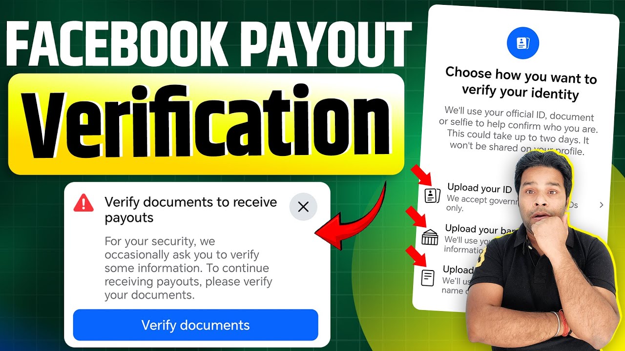 Facebook Payout Verification Kaise Kare 😭Payout Identity Verification