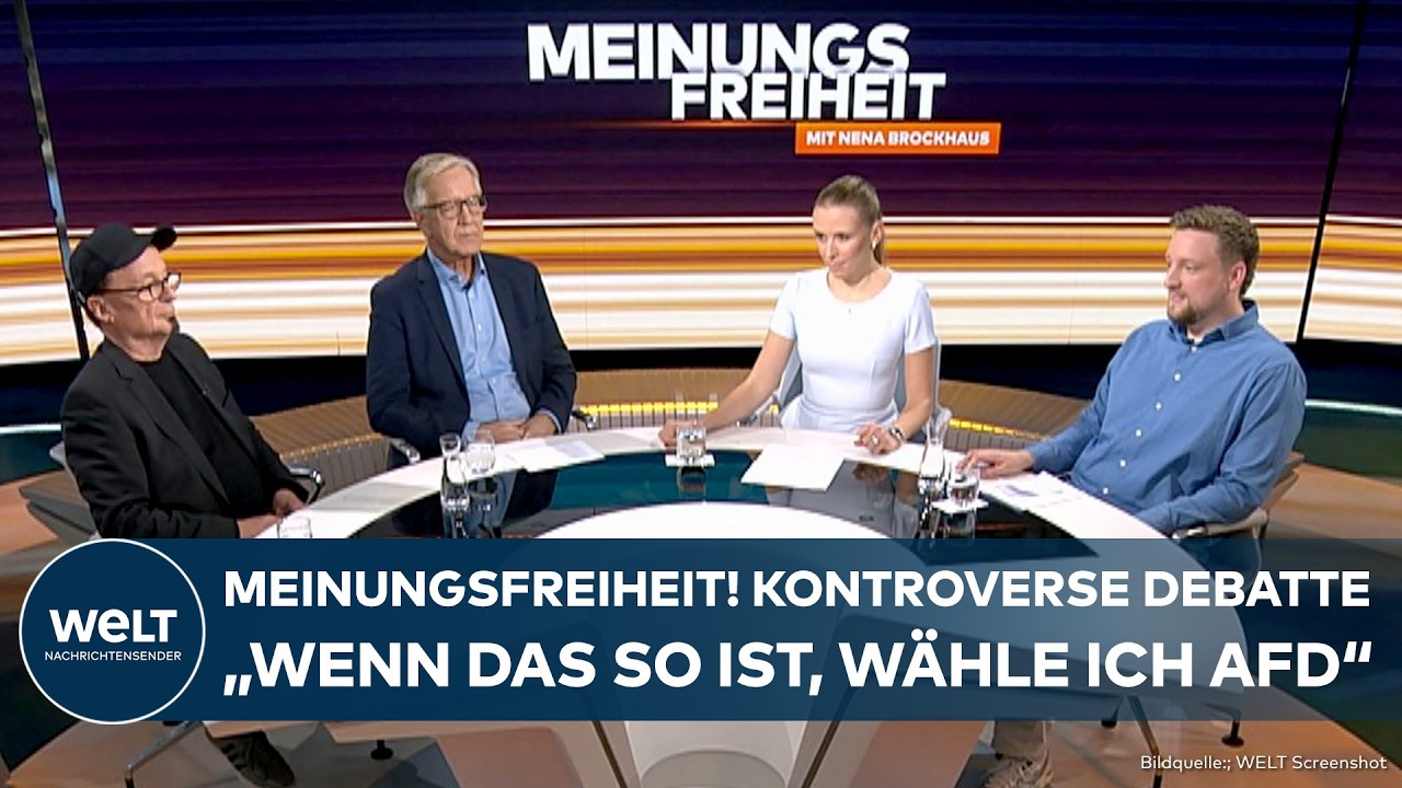 MEINUNGSFREIHEIT MIT NENA BROCKHAUS: Kontroverse Debatte! Die ganze Sendung!