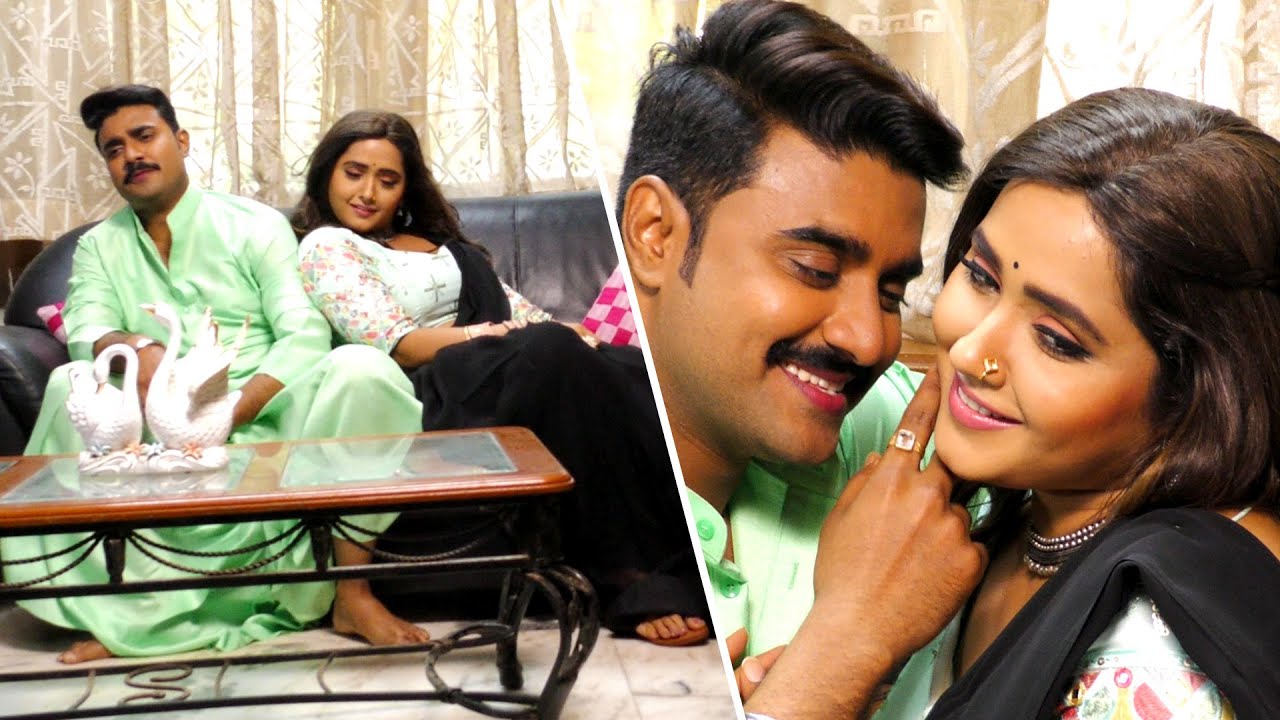 चिंटू पांडेय और काजल राघवानी के स्पेशल गाने की शूटिंग, देखे वीडियो | Song Shooting | Lehren Bhojpuri