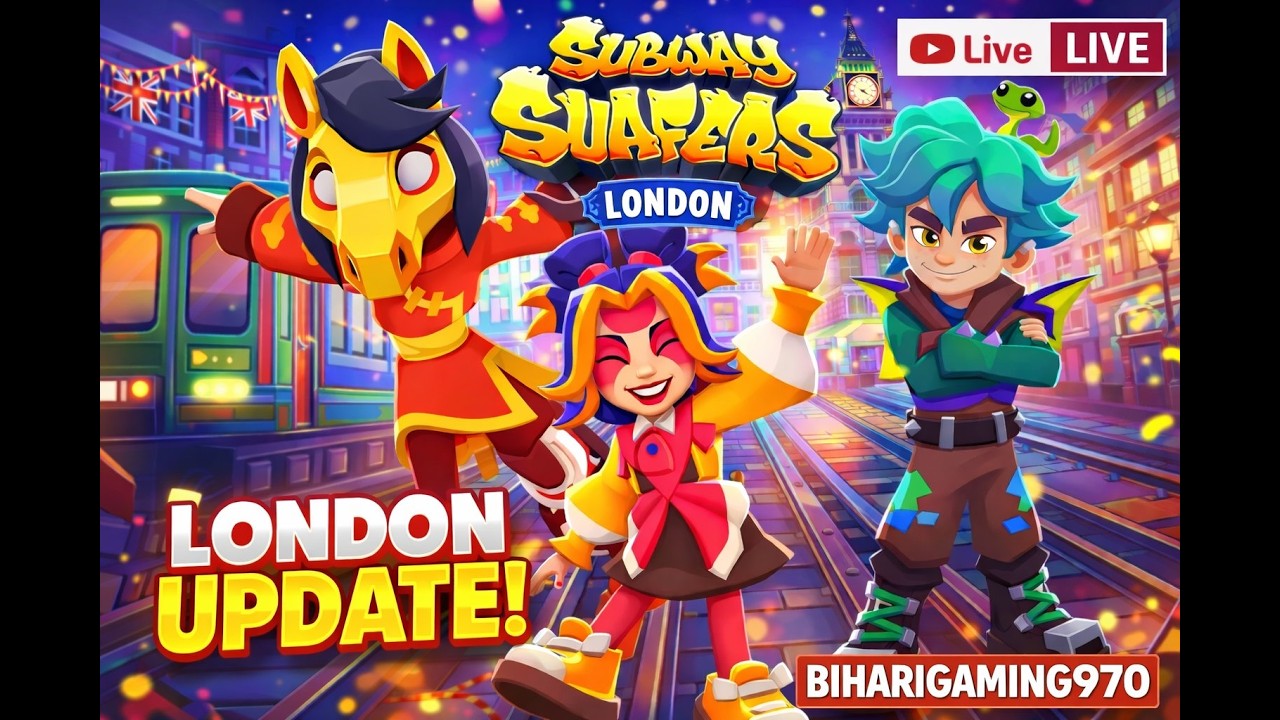 Subway Surfers London LIVE 🔴 High Score Challenge | BIHARIGAMING970.  #shorts #subwaysurfers