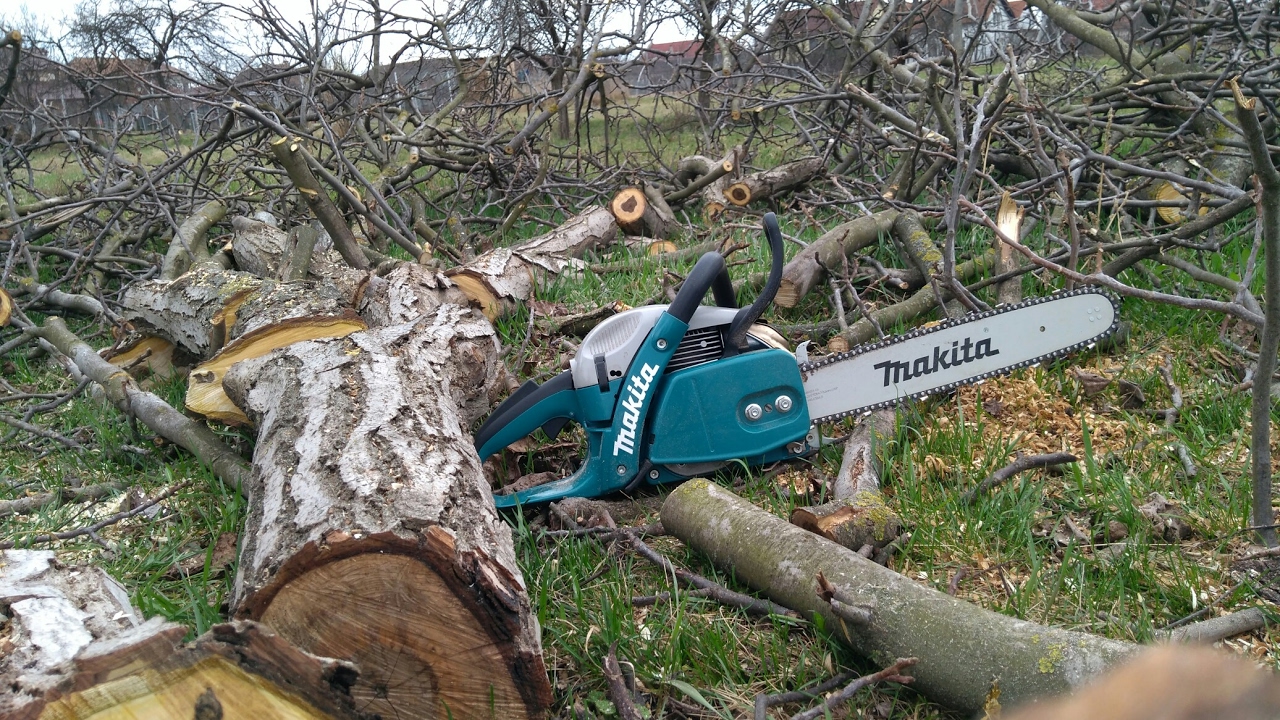 Makita dcs5121/ Dolmar 510 la munca/ working