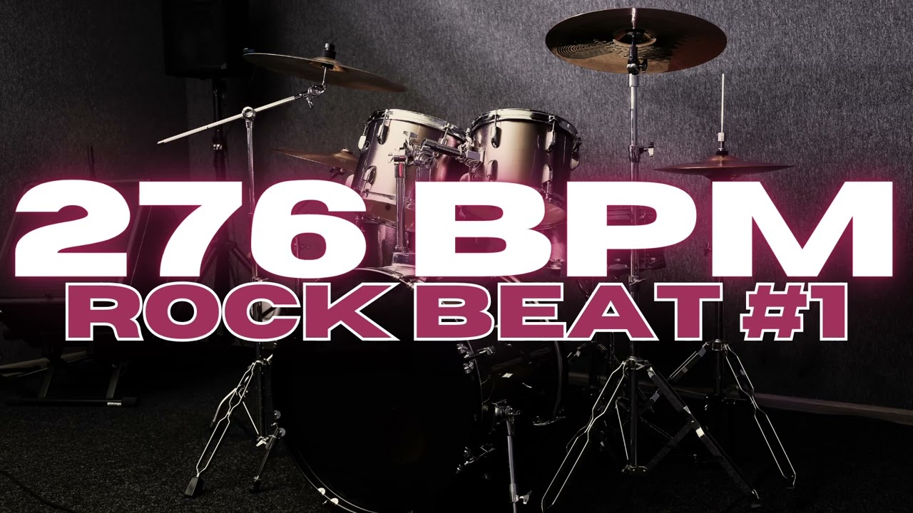 276 BPM - Rock Drum Beat - Loop 1