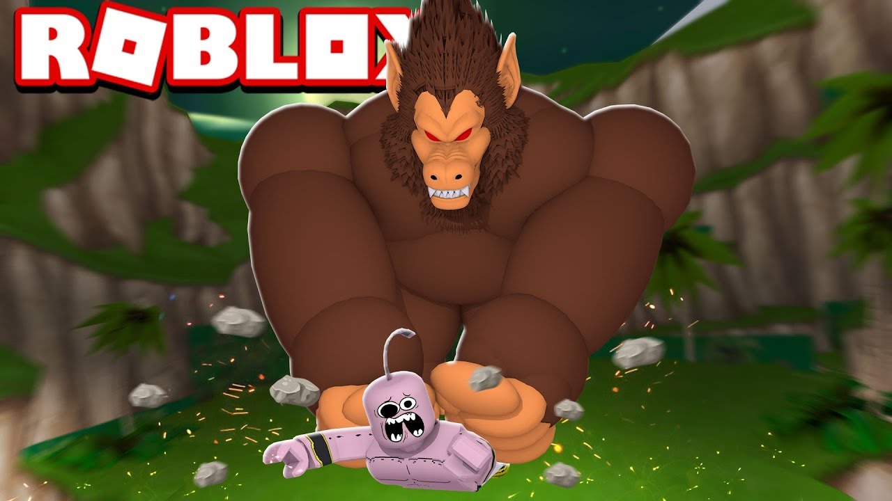 OOZARU MACACO GIGANTE VS MAJIN BOO NO ROBLOX!! (Dragon Ball)