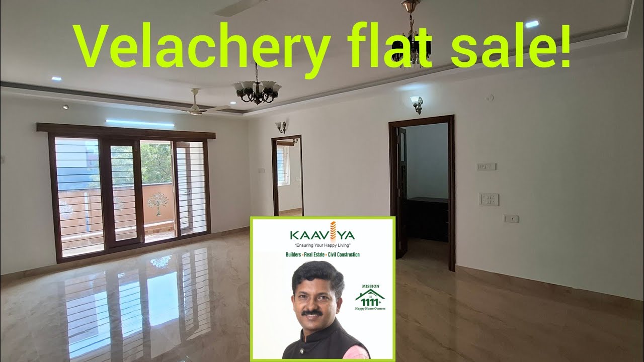 Spacious ready 3bhk flat with 2ccp, 45% UDS in velachery! Kaaviya homes | ready flats nr madipakkam