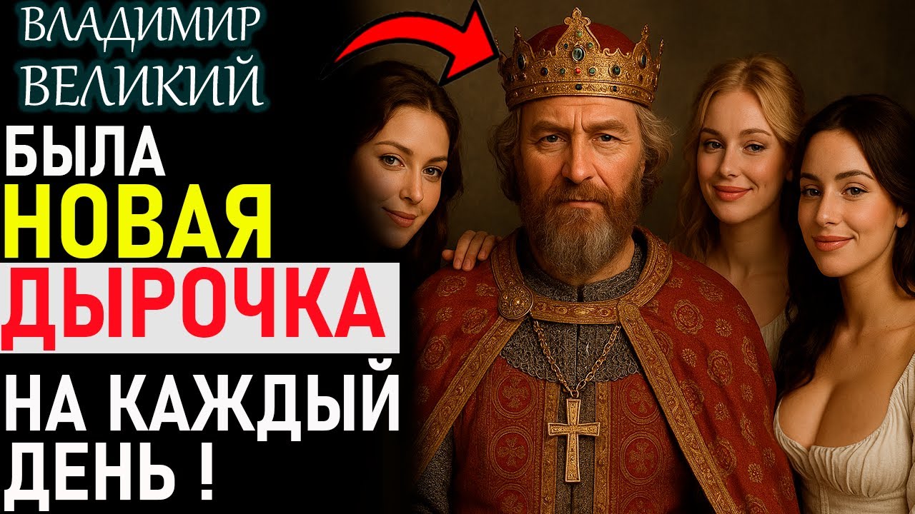 НАСТОЯЩИЙ Владимир без прикрас ! СКОЛЬКО у него было жен ? ЭТОГО Вам точно не расскажут в школе !