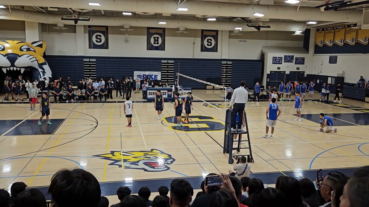 Sunnyside High School vs. Sanger West High School, boys volleyball, 4/25/24 (1st set)