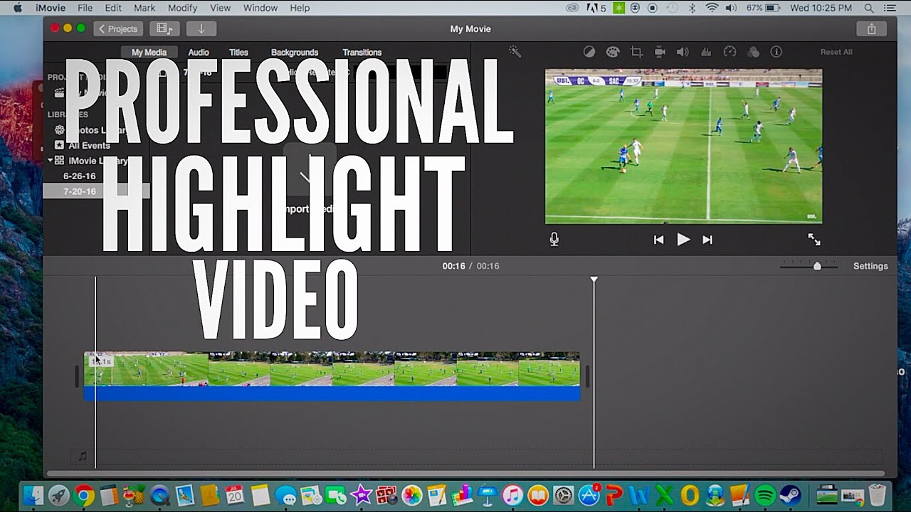 How to Make a Soccer/Football Highlight Video