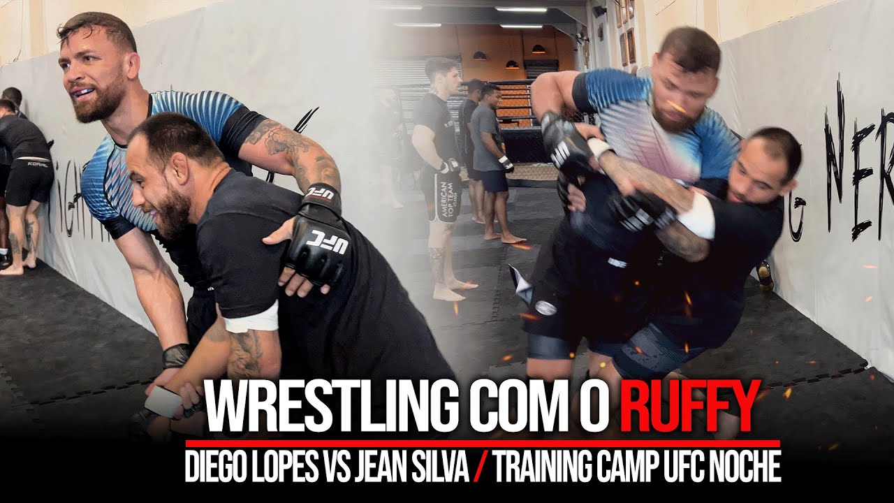 Treinando WRESTLING com Mauricio Ruffy | Jean Silva vs Diego Lopes