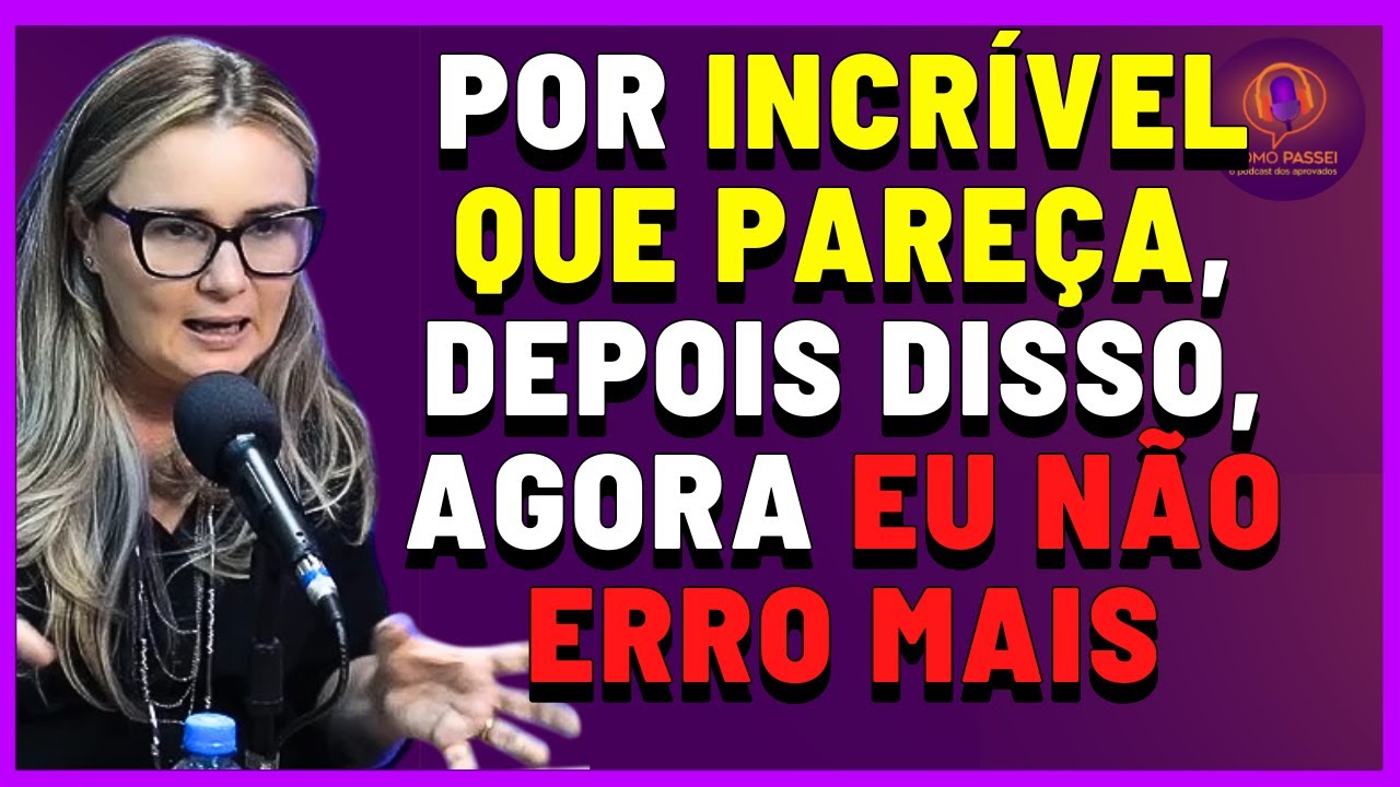 Ela Aprendeu a Fazer a Prova do Concurso P&uacute;blico Desse Jeito