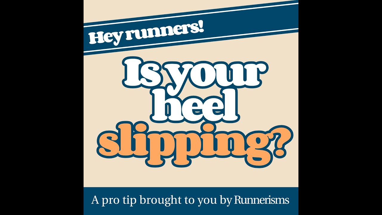 Stop your heel from slipping in running shoes - a simple lace tying hack to keep you blister free.