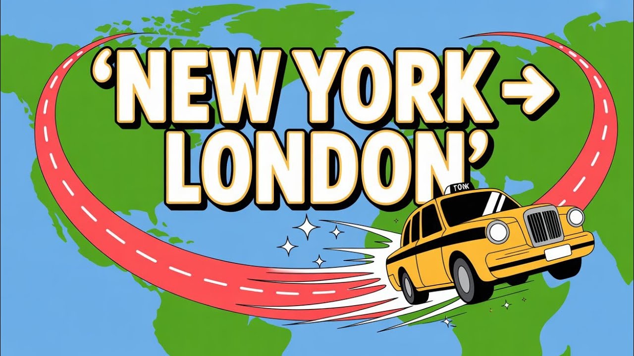 Going from New York to London by Taxi | World Ride Daily