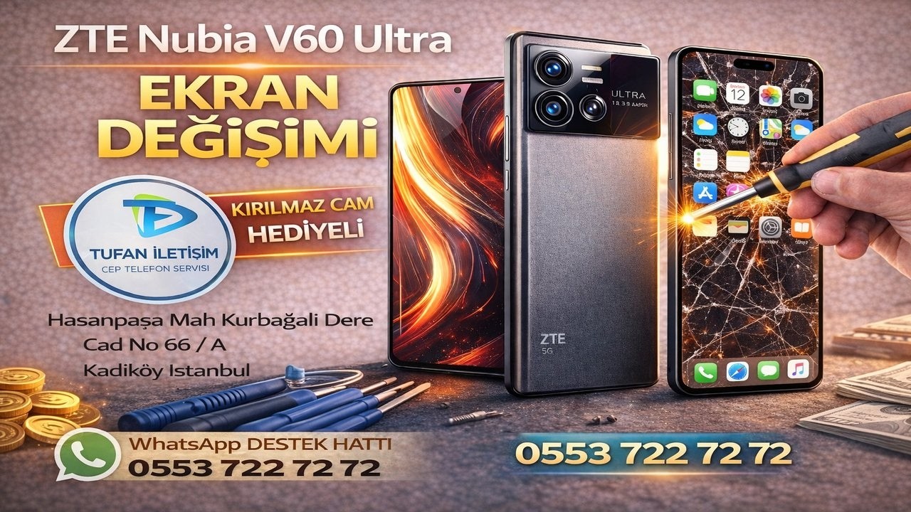Zte Nubia V60 Ultra Ekran Değişimi 