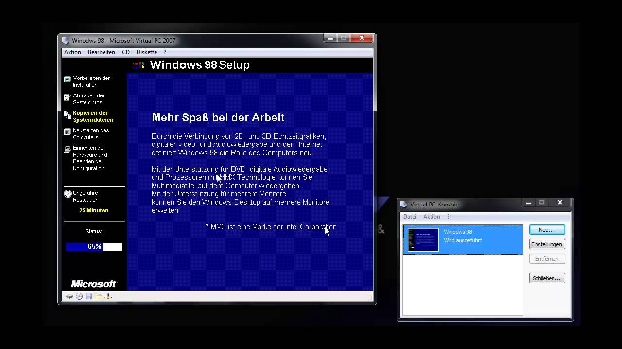 [How To] Install Windows 98 SE ║ Virtual PC 2007 [German/HD]