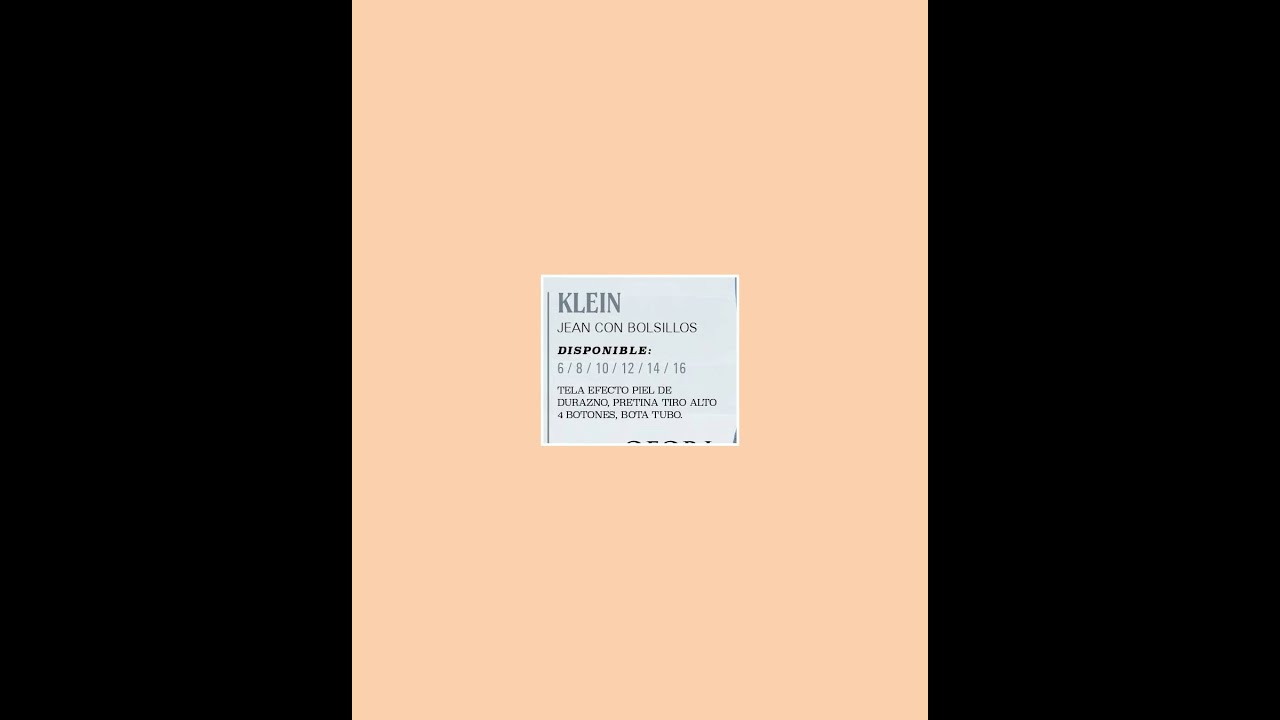 Klein 100% Authentic Colombian Push Up Jeans