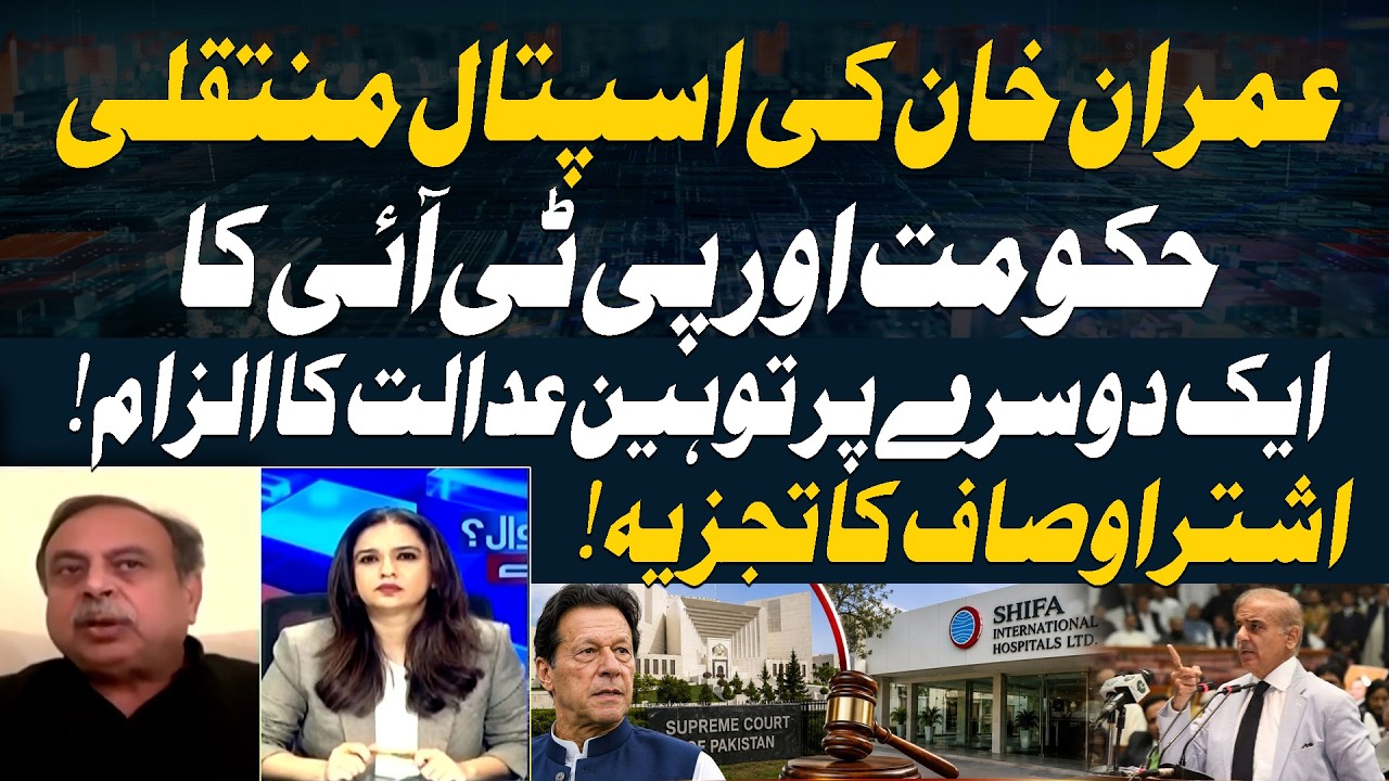 Imran Khan&rsquo;s Transfer- Contempt of Court Allegations Between Govt & PTI | Ashtar Ausaf&rsquo;s Analysis