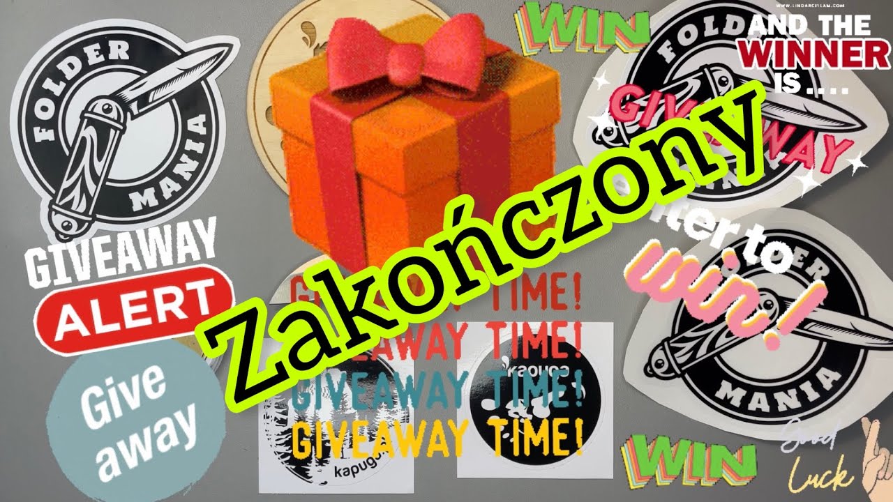 GIVEAWAY FOLDERMANII ZAKOŃCZONY