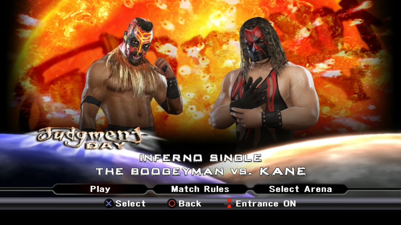 WWE SmackDown vs. Raw 2009 | Boogeyman vs. Kane | Inferno Match