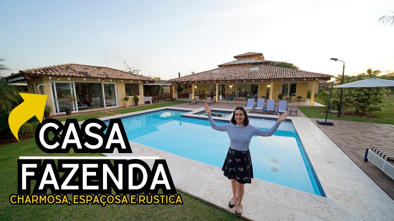 CASA COM ESTILO FARMHOUSE DE LUXO 🏡