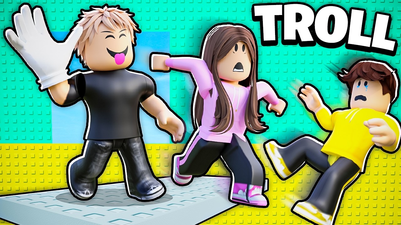 TROLLUJE YOUTUBERÓW w TROLL OBBY TOWER w ROBLOX! 🤣